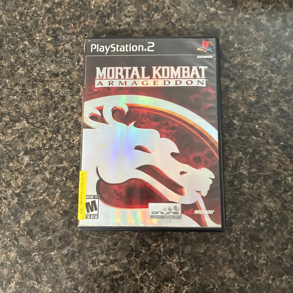 Mortal Kombat Armageddon Sony PlayStation 2 PS2 Game Midway 2006 SLUS 21410